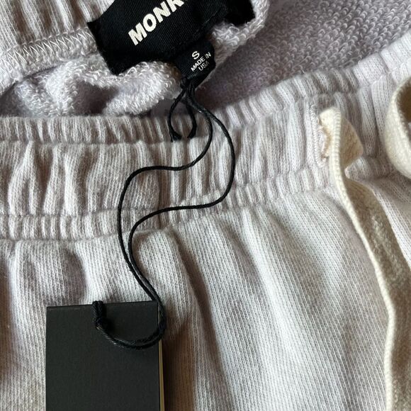 NWT revolve Monrow Ombré Gradient Purple Fade Jogger Pants - Picture 3 of 4